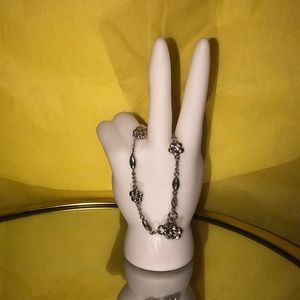 Brighton Sterling Silver Flower Bracelet